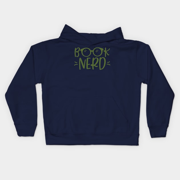 Book Nerd Kids Hoodie by AmazingStuff